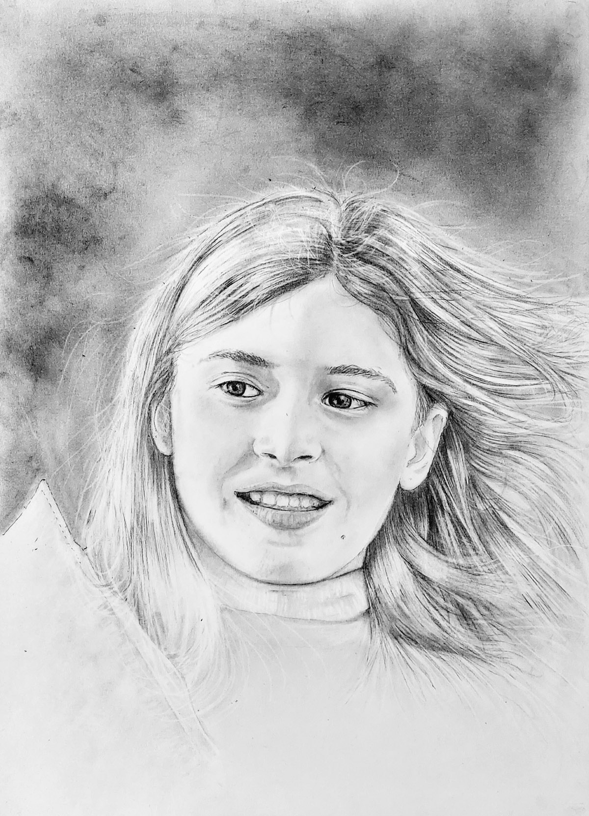 Ritratto donna sorriso trascinante