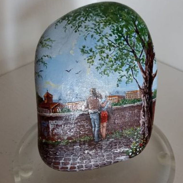 Sezione opere Sassi e Lampade